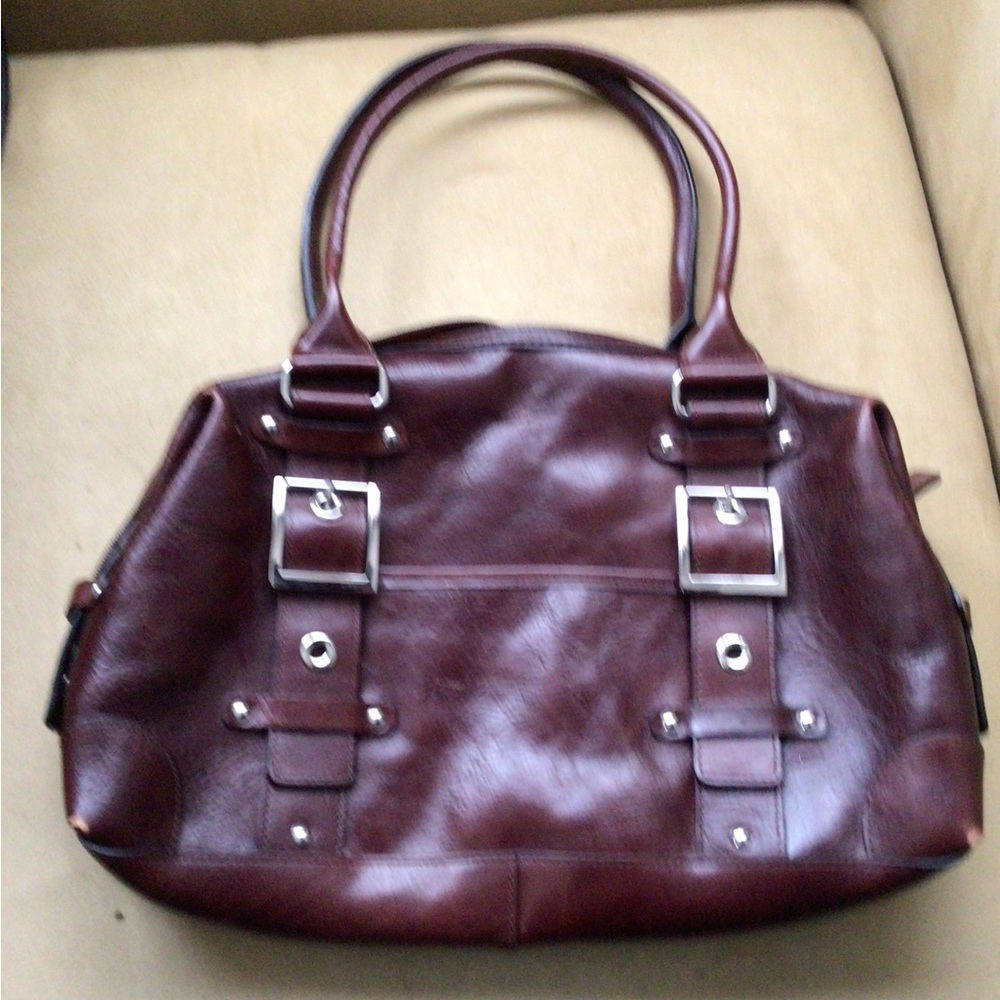 Wilsons Leather Rich Brown Shoulder Bag
